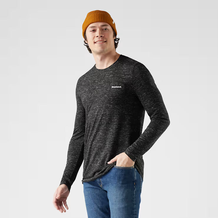 Smartwool Men's Merino Hemp Blend Gear Up Long Sleeve Graphic Tee