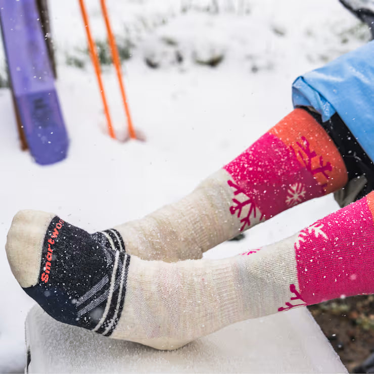Smartwool Women's Ski Snowpocalypse Pattern Over The Calf Socks - Image 4